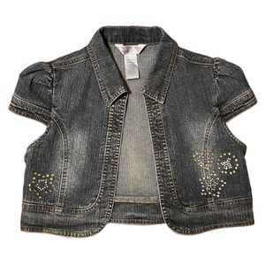 Total Girl Brand Jean Jacket/Pullover w/ Rhinestones - Girl Size 14/16